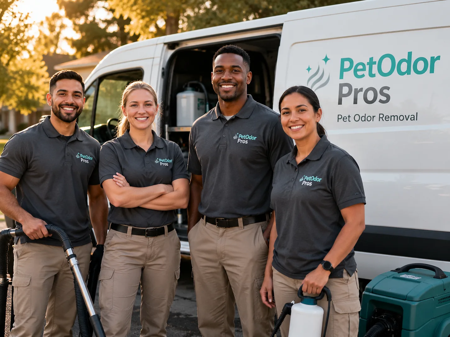Pet Odor Removal team serving Des Lacs, ND